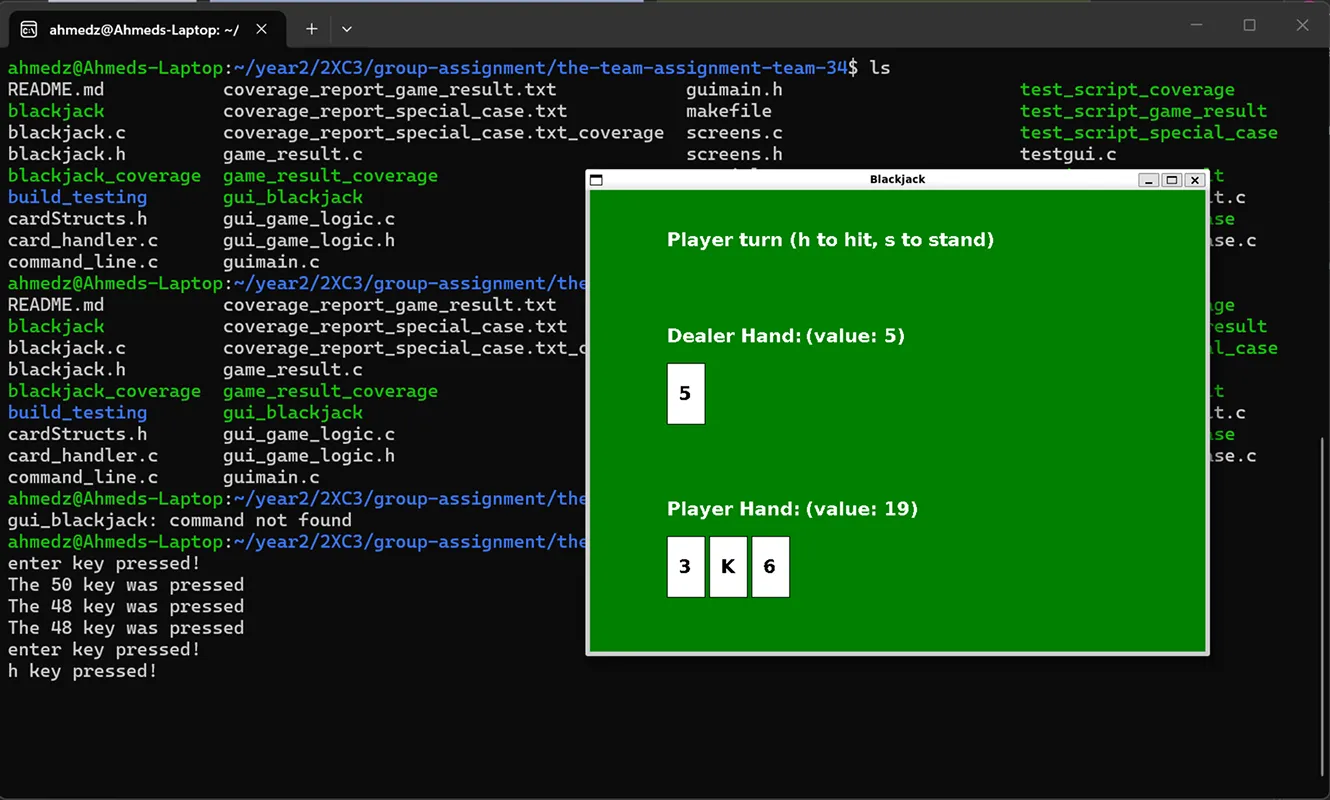 Fighting memory managment, constructing GUIs, and counting cards